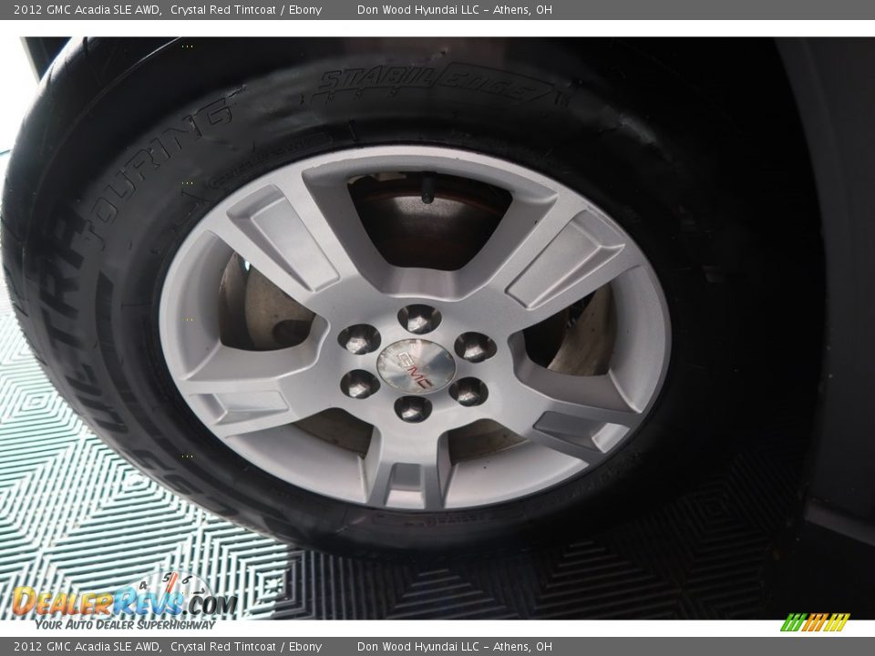 2012 GMC Acadia SLE AWD Crystal Red Tintcoat / Ebony Photo #32