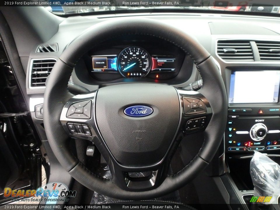 2019 Ford Explorer Limited 4WD Steering Wheel Photo #16