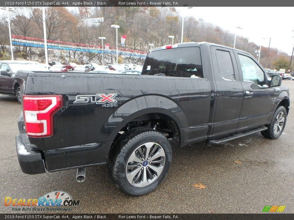 2019 Ford F150 STX SuperCab 4x4 Agate Black / Black Photo #2