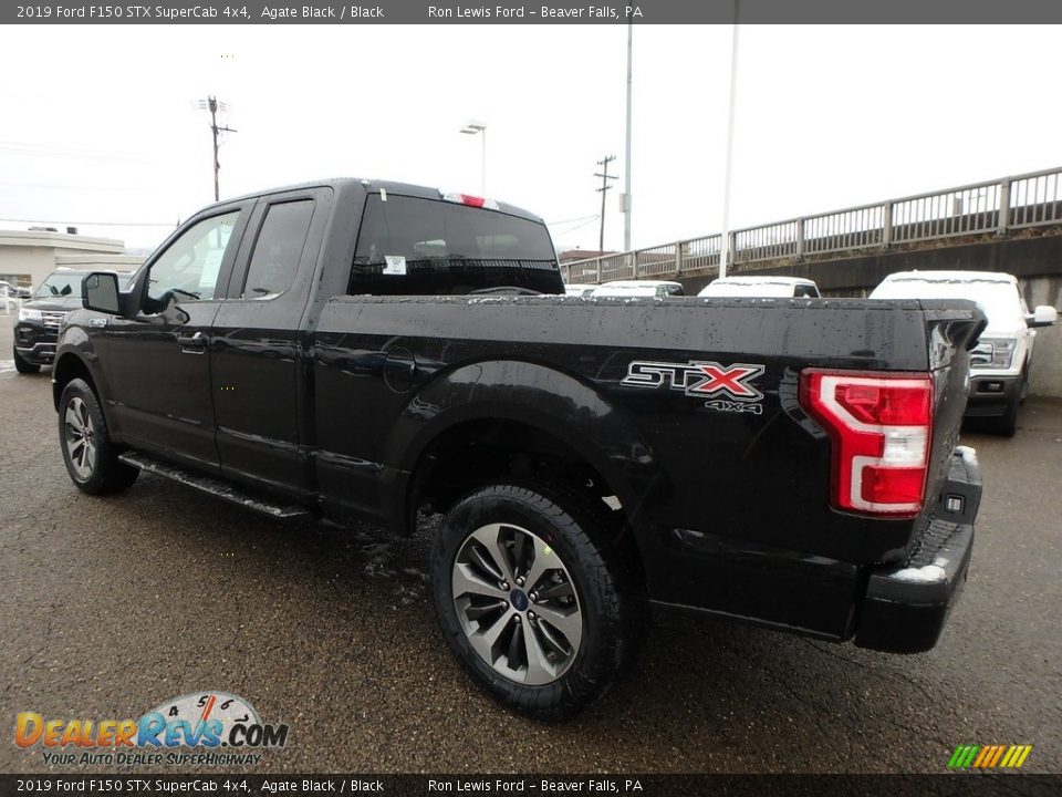 2019 Ford F150 STX SuperCab 4x4 Agate Black / Black Photo #4