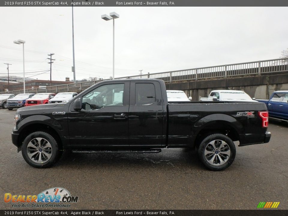2019 Ford F150 STX SuperCab 4x4 Agate Black / Black Photo #5
