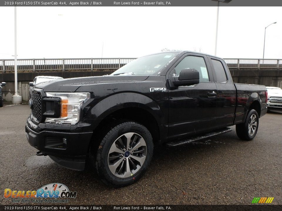 2019 Ford F150 STX SuperCab 4x4 Agate Black / Black Photo #6