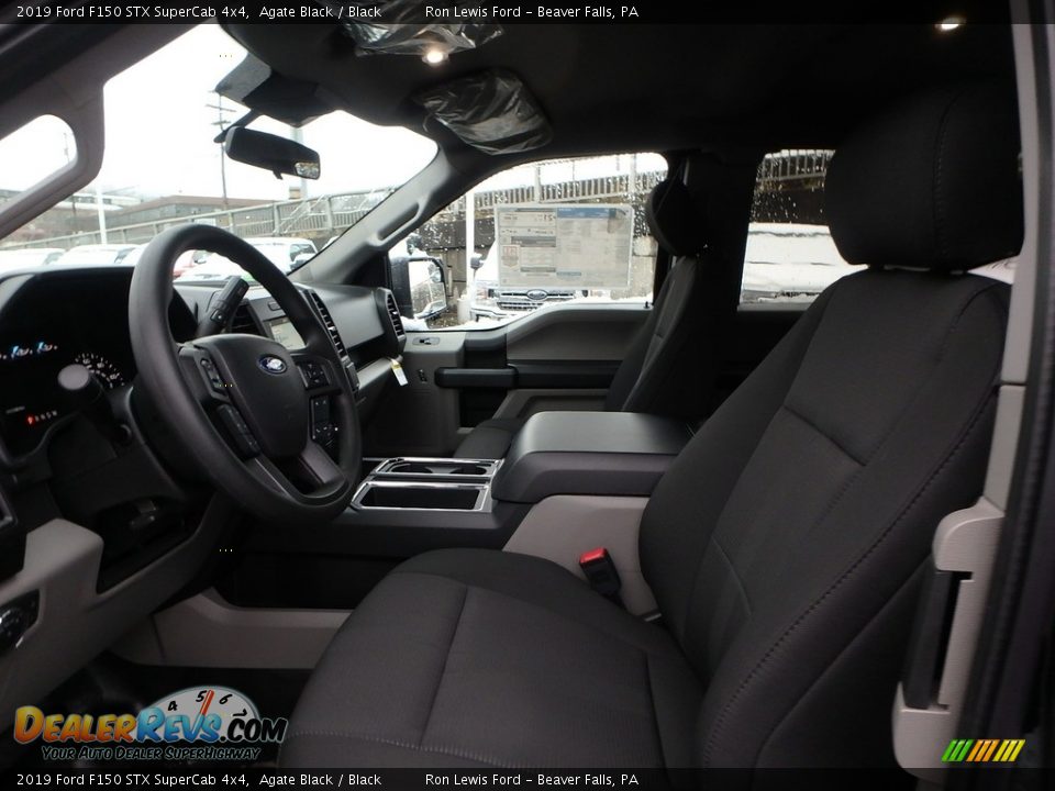 2019 Ford F150 STX SuperCab 4x4 Agate Black / Black Photo #10
