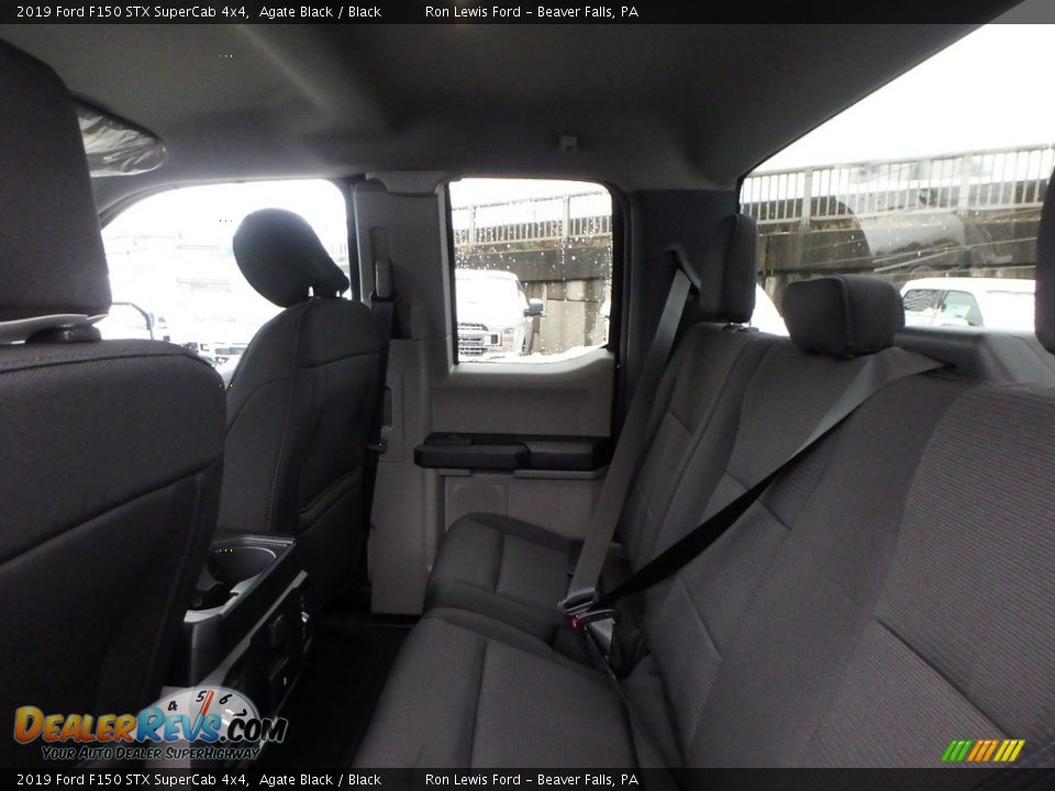2019 Ford F150 STX SuperCab 4x4 Agate Black / Black Photo #12