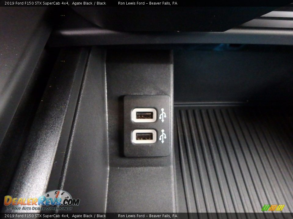 2019 Ford F150 STX SuperCab 4x4 Agate Black / Black Photo #19