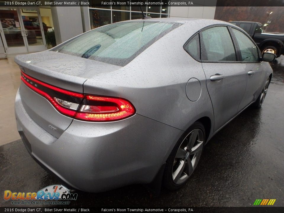 2016 Dodge Dart GT Billet Silver Metallic / Black Photo #2