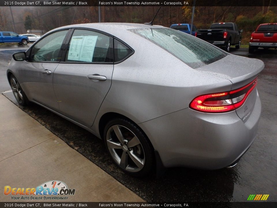 2016 Dodge Dart GT Billet Silver Metallic / Black Photo #4