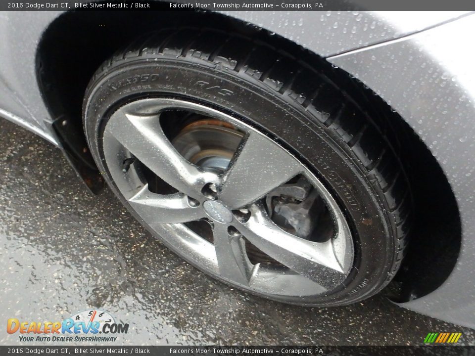 2016 Dodge Dart GT Billet Silver Metallic / Black Photo #9