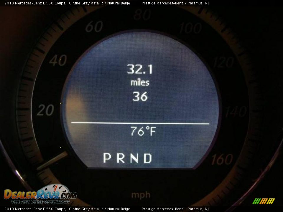 2010 Mercedes-Benz E 550 Coupe Olivine Gray Metallic / Natural Beige Photo #11