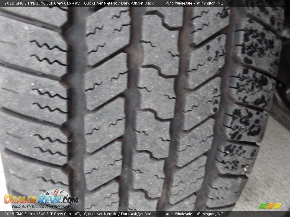 2018 GMC Sierra 1500 SLT Crew Cab 4WD Quicksilver Metallic / Dark Ash/Jet Black Photo #10