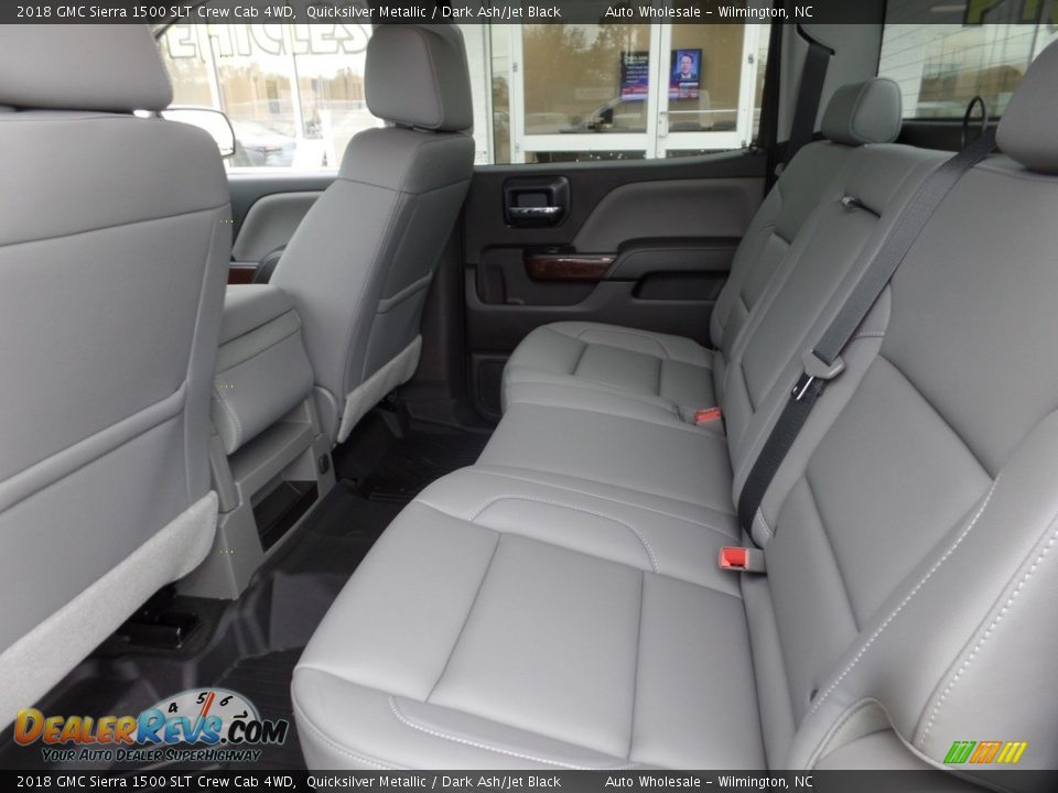 2018 GMC Sierra 1500 SLT Crew Cab 4WD Quicksilver Metallic / Dark Ash/Jet Black Photo #12