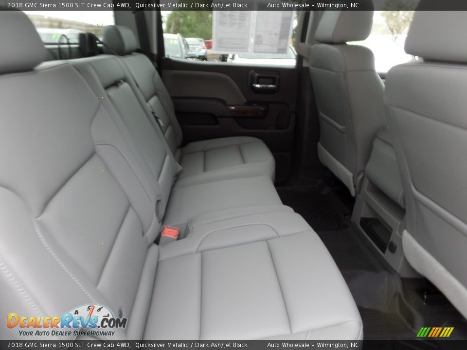 2018 GMC Sierra 1500 SLT Crew Cab 4WD Quicksilver Metallic / Dark Ash/Jet Black Photo #14