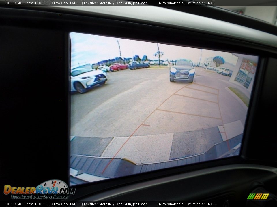 2018 GMC Sierra 1500 SLT Crew Cab 4WD Quicksilver Metallic / Dark Ash/Jet Black Photo #18