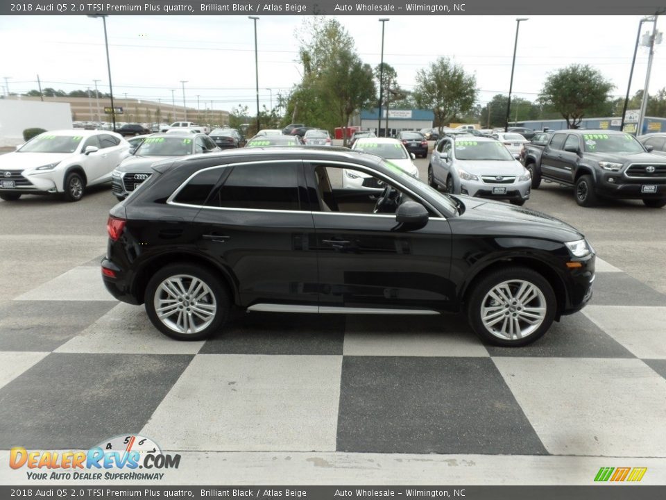 2018 Audi Q5 2.0 TFSI Premium Plus quattro Brilliant Black / Atlas Beige Photo #3