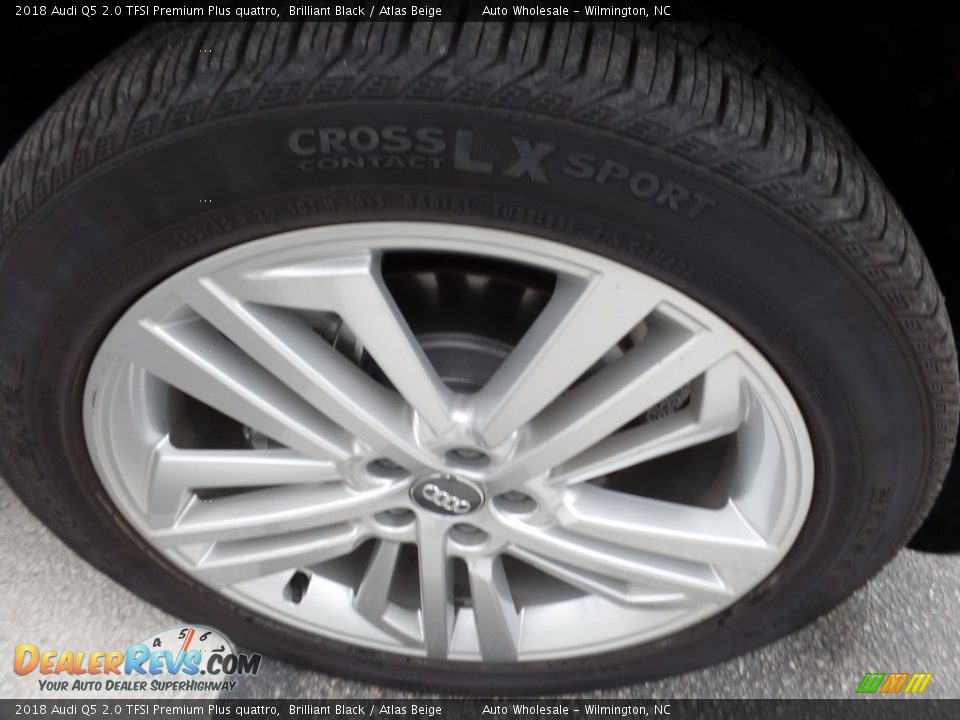 2018 Audi Q5 2.0 TFSI Premium Plus quattro Brilliant Black / Atlas Beige Photo #7