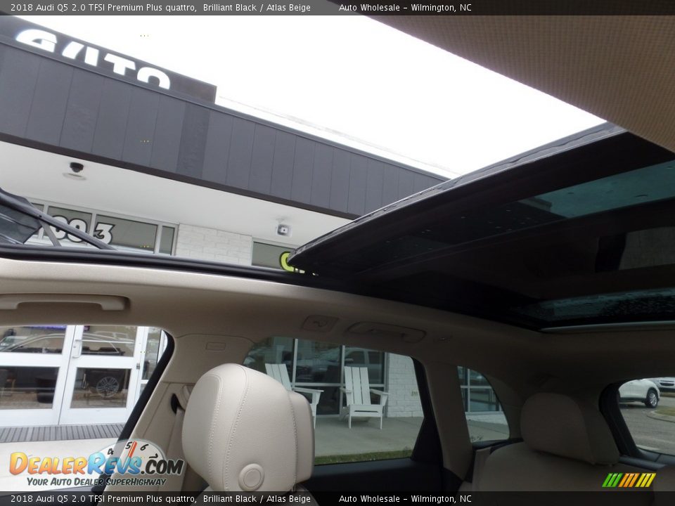 2018 Audi Q5 2.0 TFSI Premium Plus quattro Brilliant Black / Atlas Beige Photo #11