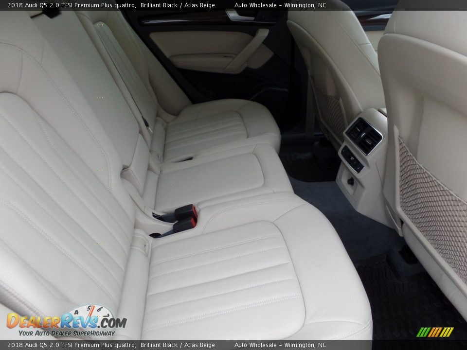2018 Audi Q5 2.0 TFSI Premium Plus quattro Brilliant Black / Atlas Beige Photo #14