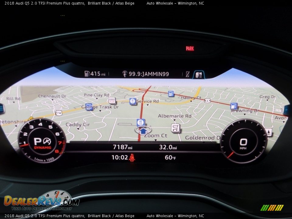 2018 Audi Q5 2.0 TFSI Premium Plus quattro Brilliant Black / Atlas Beige Photo #16