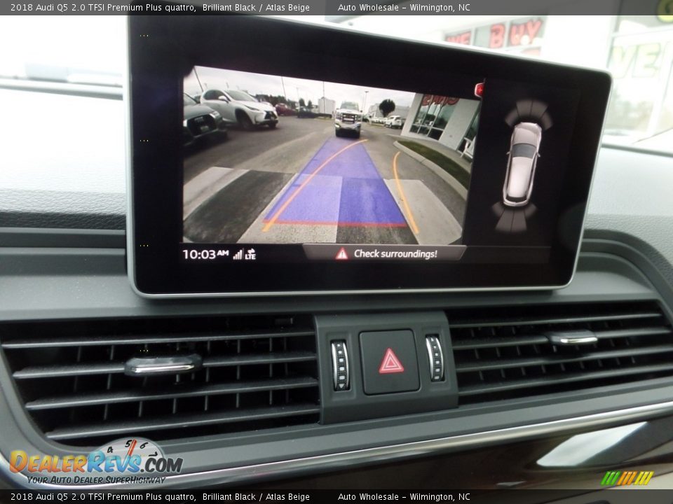 2018 Audi Q5 2.0 TFSI Premium Plus quattro Brilliant Black / Atlas Beige Photo #18