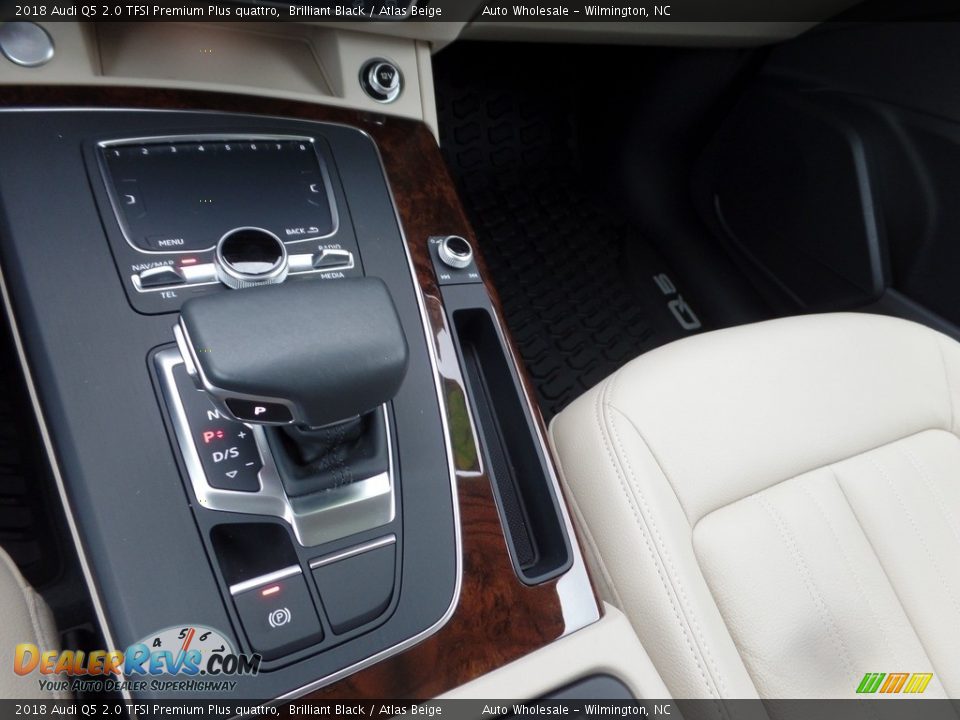 2018 Audi Q5 2.0 TFSI Premium Plus quattro Brilliant Black / Atlas Beige Photo #19