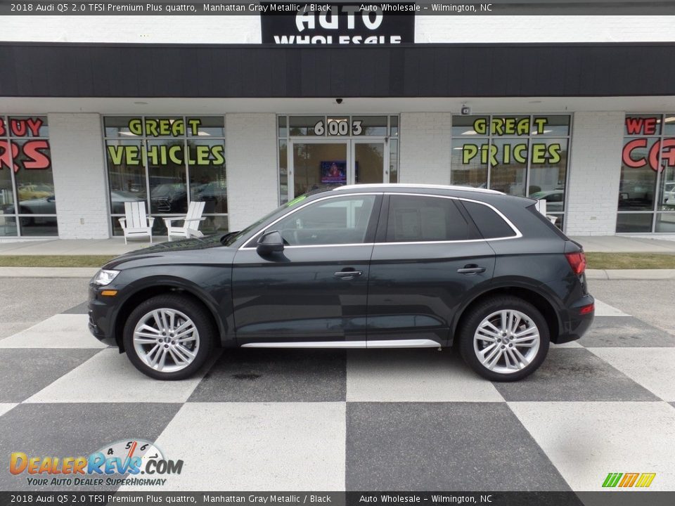 2018 Audi Q5 2.0 TFSI Premium Plus quattro Manhattan Gray Metallic / Black Photo #1