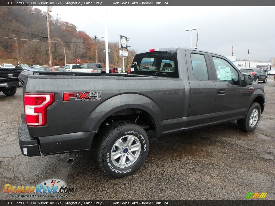 2018 Ford F150 XL SuperCab 4x4 Magnetic / Earth Gray Photo #2