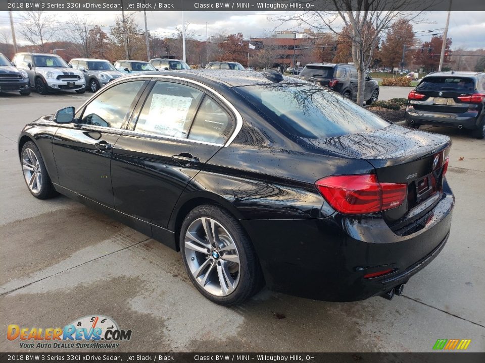 2018 BMW 3 Series 330i xDrive Sedan Jet Black / Black Photo #2