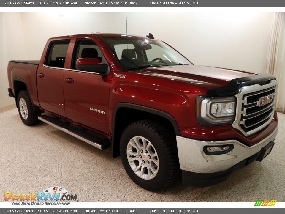 2016 GMC Sierra 1500 SLE Crew Cab 4WD Crimson Red Tintcoat / Jet Black Photo #1