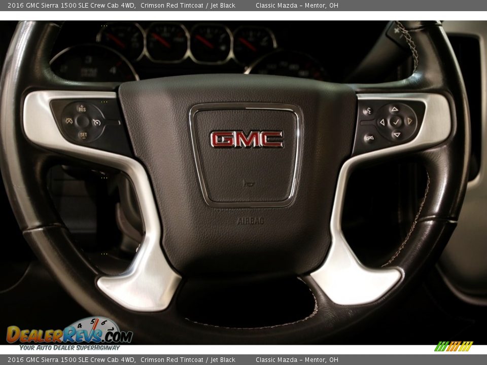 2016 GMC Sierra 1500 SLE Crew Cab 4WD Crimson Red Tintcoat / Jet Black Photo #8