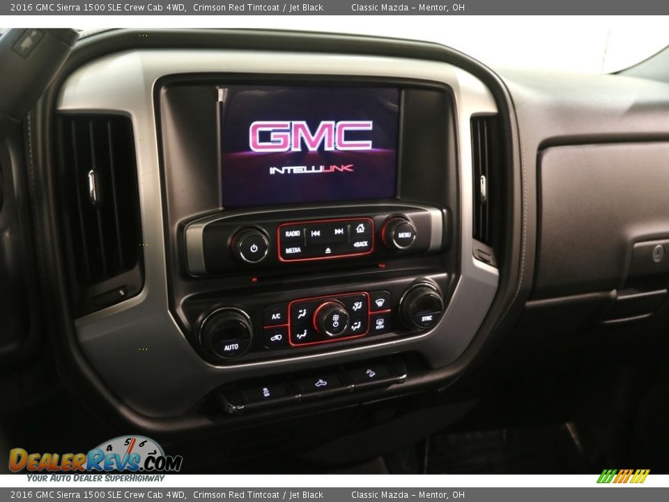 2016 GMC Sierra 1500 SLE Crew Cab 4WD Crimson Red Tintcoat / Jet Black Photo #10