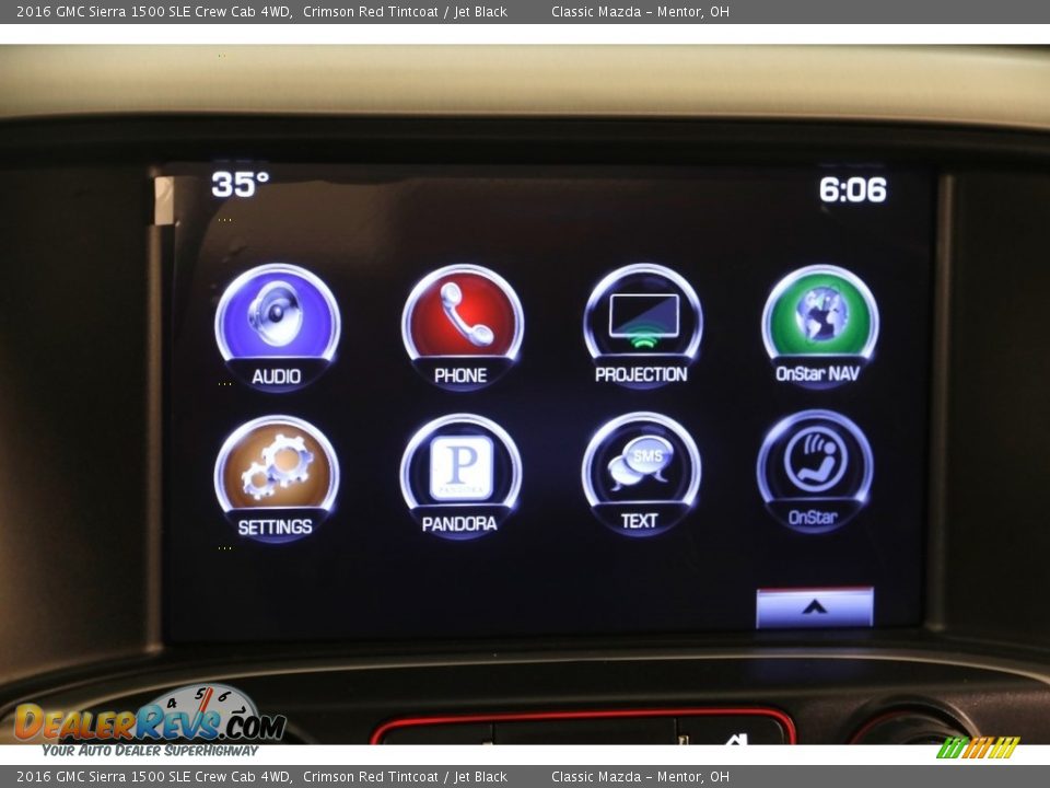2016 GMC Sierra 1500 SLE Crew Cab 4WD Crimson Red Tintcoat / Jet Black Photo #11