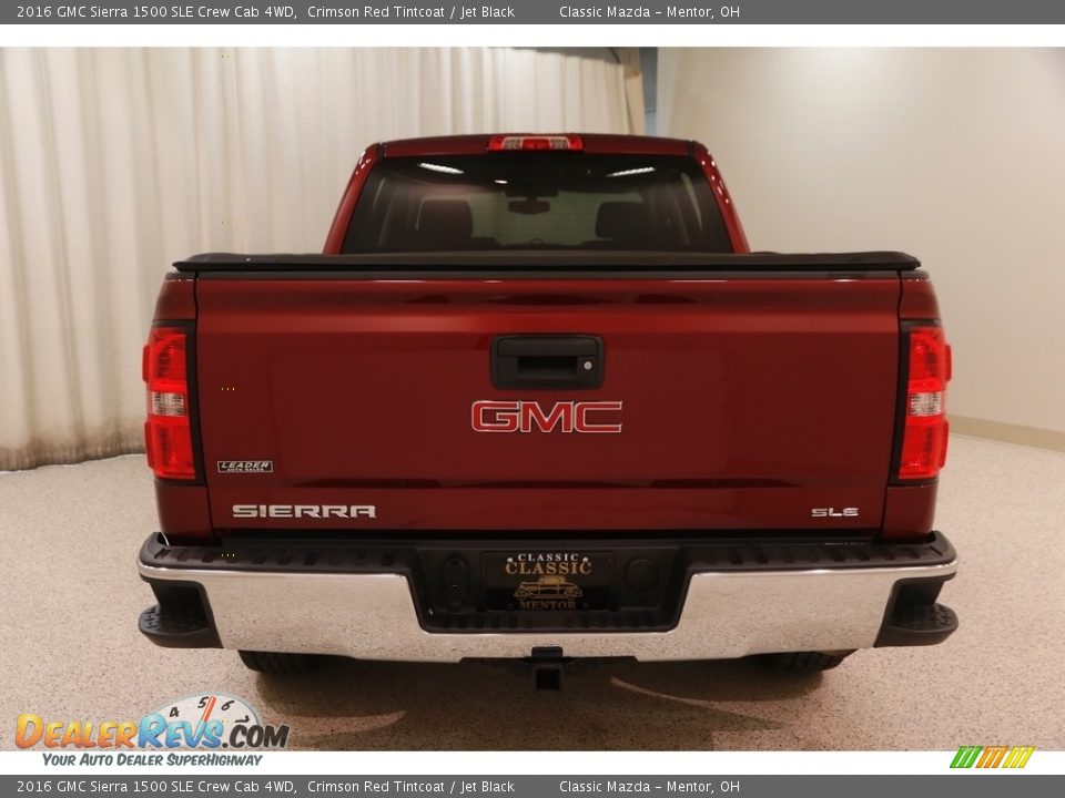 2016 GMC Sierra 1500 SLE Crew Cab 4WD Crimson Red Tintcoat / Jet Black Photo #19