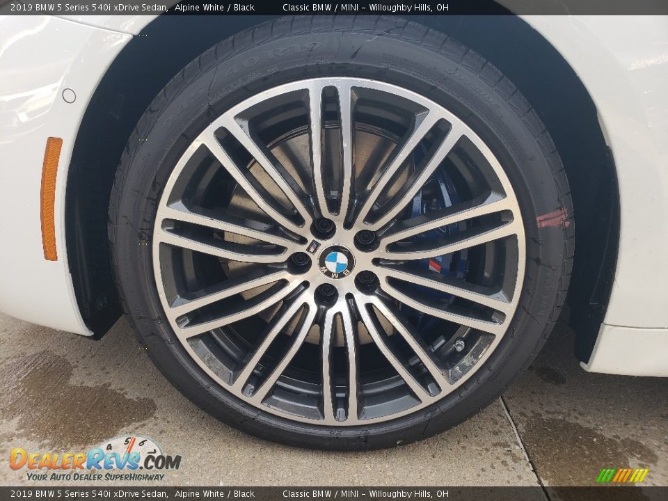 2019 BMW 5 Series 540i xDrive Sedan Alpine White / Black Photo #3