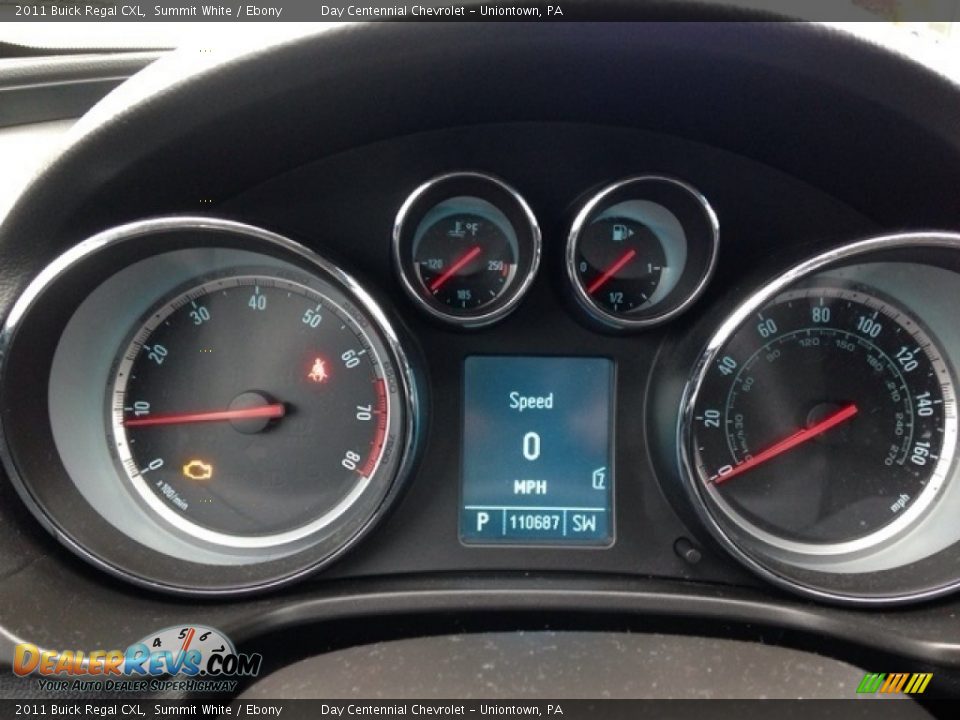 2011 Buick Regal CXL Summit White / Ebony Photo #1