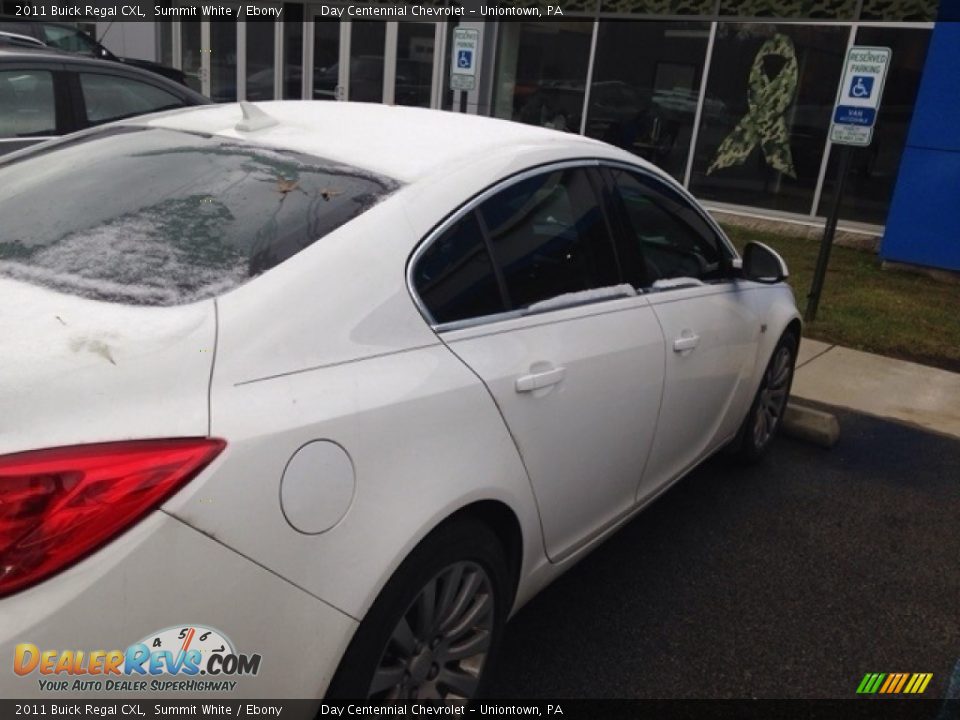 2011 Buick Regal CXL Summit White / Ebony Photo #6