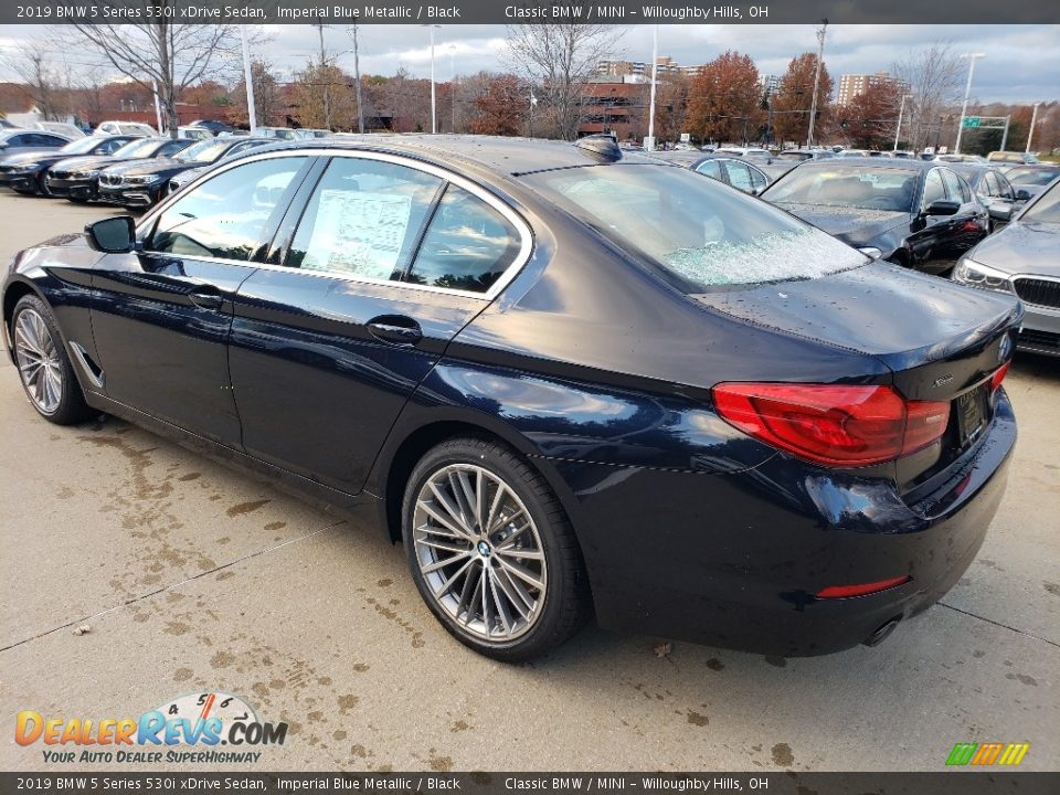 2019 BMW 5 Series 530i xDrive Sedan Imperial Blue Metallic / Black Photo #2