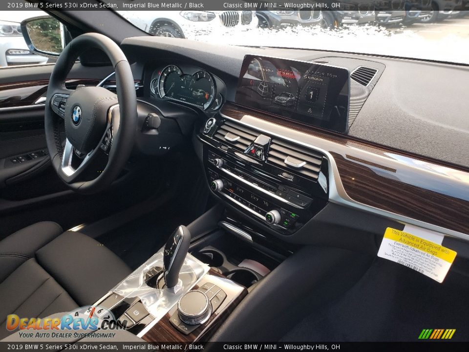 2019 BMW 5 Series 530i xDrive Sedan Imperial Blue Metallic / Black Photo #4