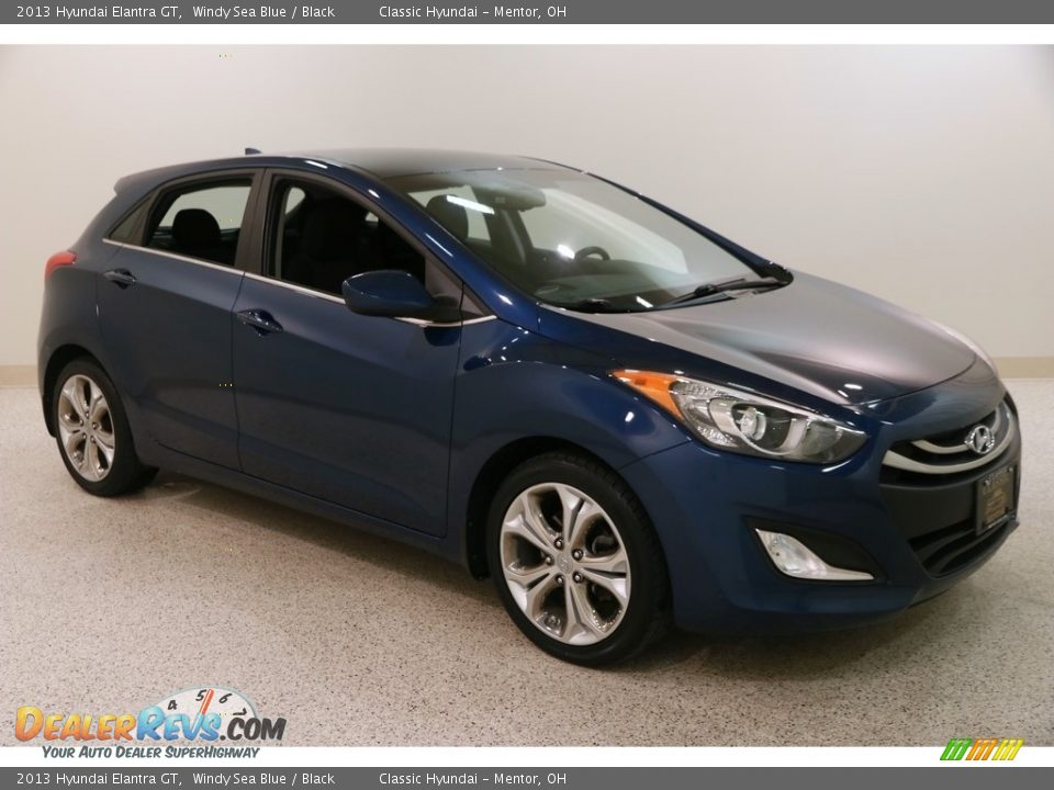 2013 Hyundai Elantra GT Windy Sea Blue / Black Photo #1