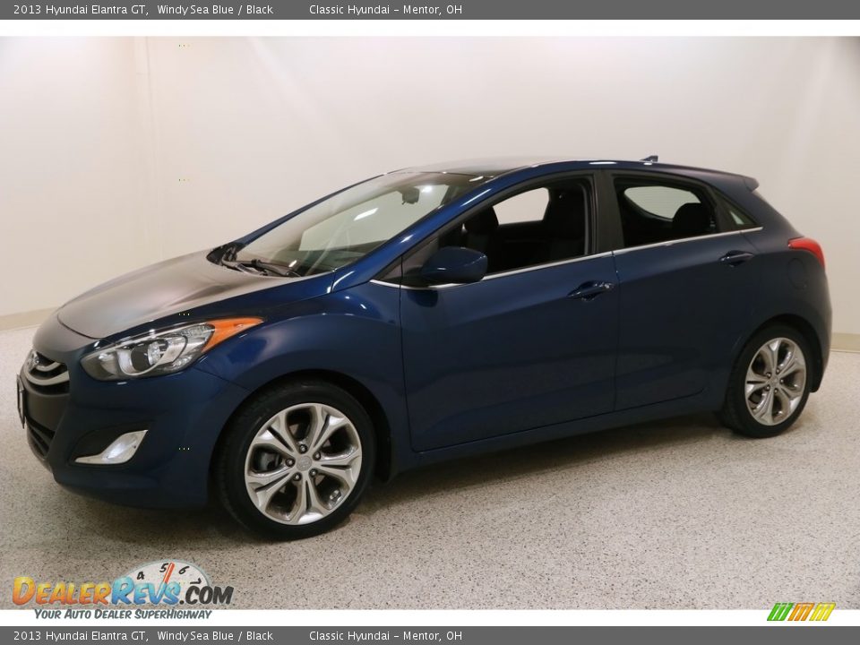 2013 Hyundai Elantra GT Windy Sea Blue / Black Photo #3