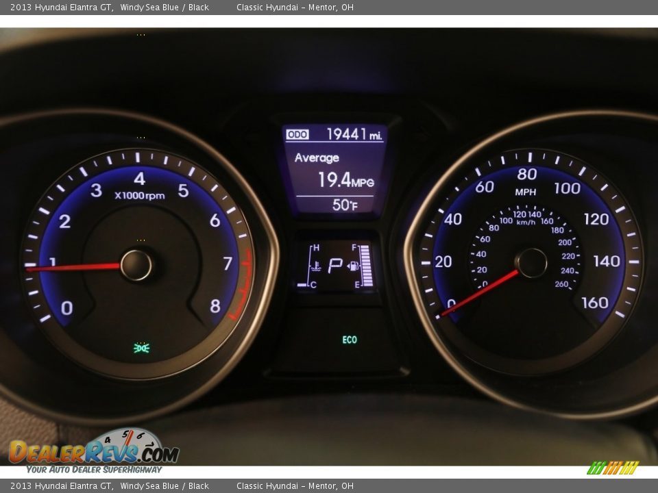 2013 Hyundai Elantra GT Windy Sea Blue / Black Photo #8