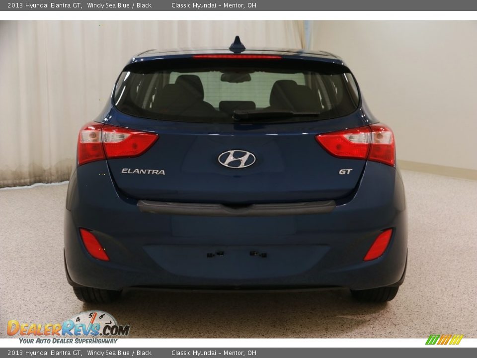 2013 Hyundai Elantra GT Windy Sea Blue / Black Photo #16