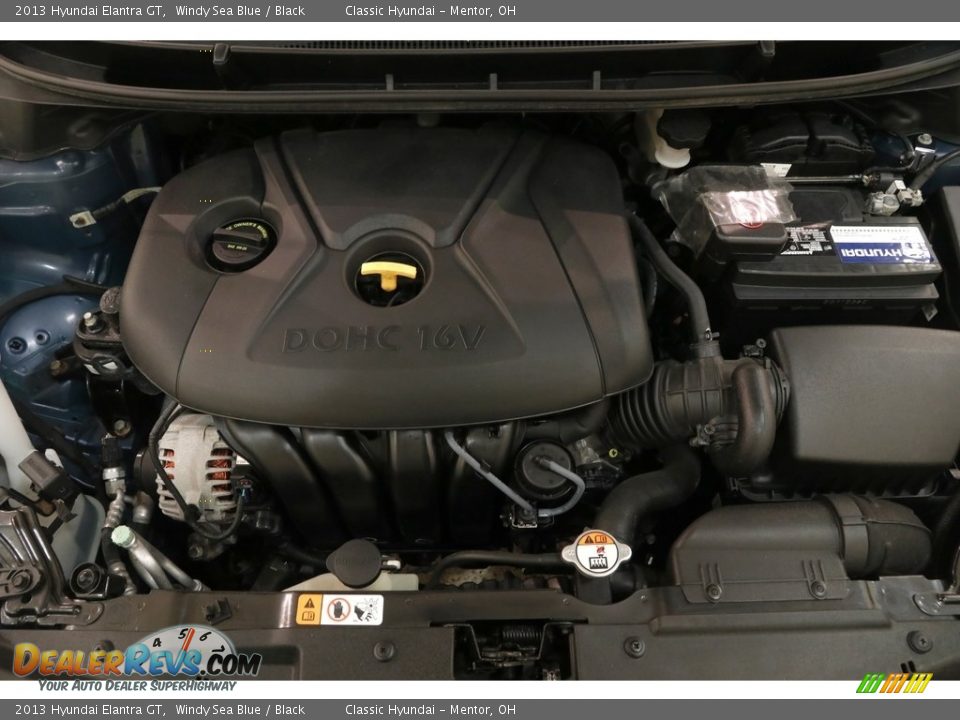 2013 Hyundai Elantra GT Windy Sea Blue / Black Photo #17