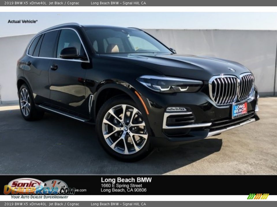 2019 BMW X5 xDrive40i Jet Black / Cognac Photo #1