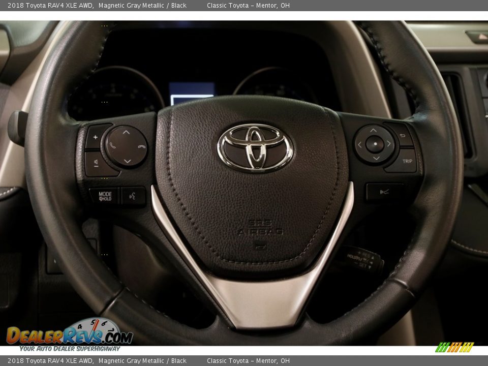 2018 Toyota RAV4 XLE AWD Magnetic Gray Metallic / Black Photo #7
