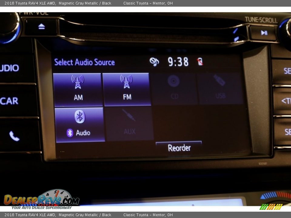 2018 Toyota RAV4 XLE AWD Magnetic Gray Metallic / Black Photo #10