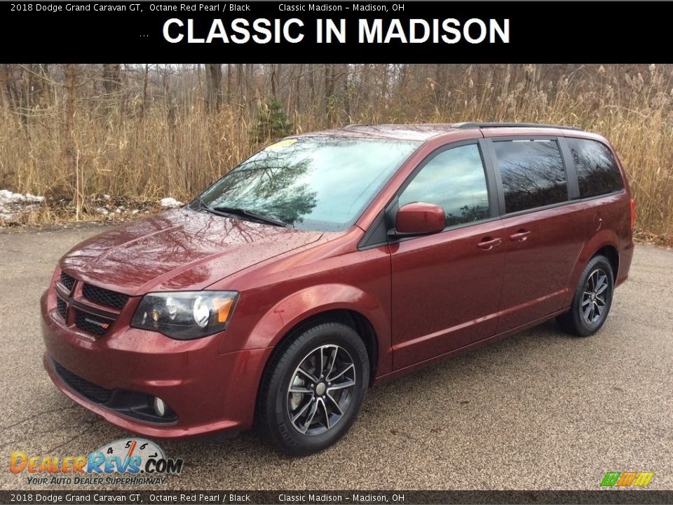 2018 Dodge Grand Caravan GT Octane Red Pearl / Black Photo #1