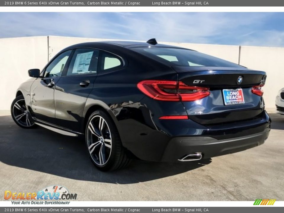 2019 BMW 6 Series 640i xDrive Gran Turismo Carbon Black Metallic / Cognac Photo #2