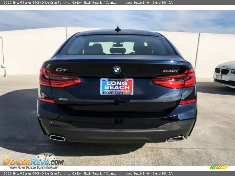 2019 BMW 6 Series 640i xDrive Gran Turismo Carbon Black Metallic / Cognac Photo #3