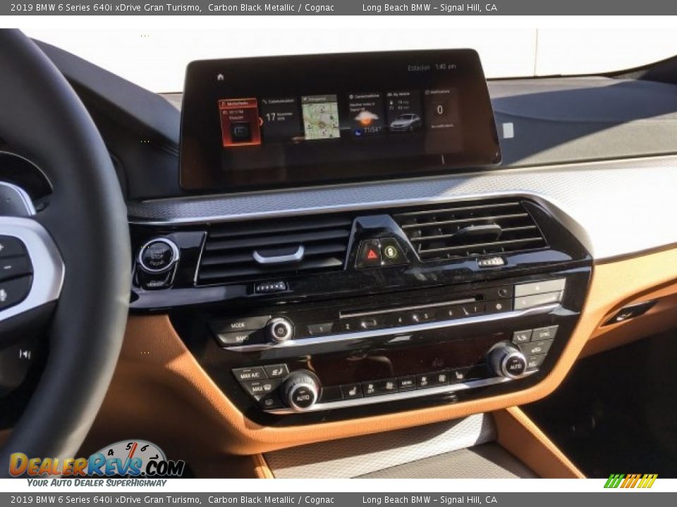 2019 BMW 6 Series 640i xDrive Gran Turismo Carbon Black Metallic / Cognac Photo #6