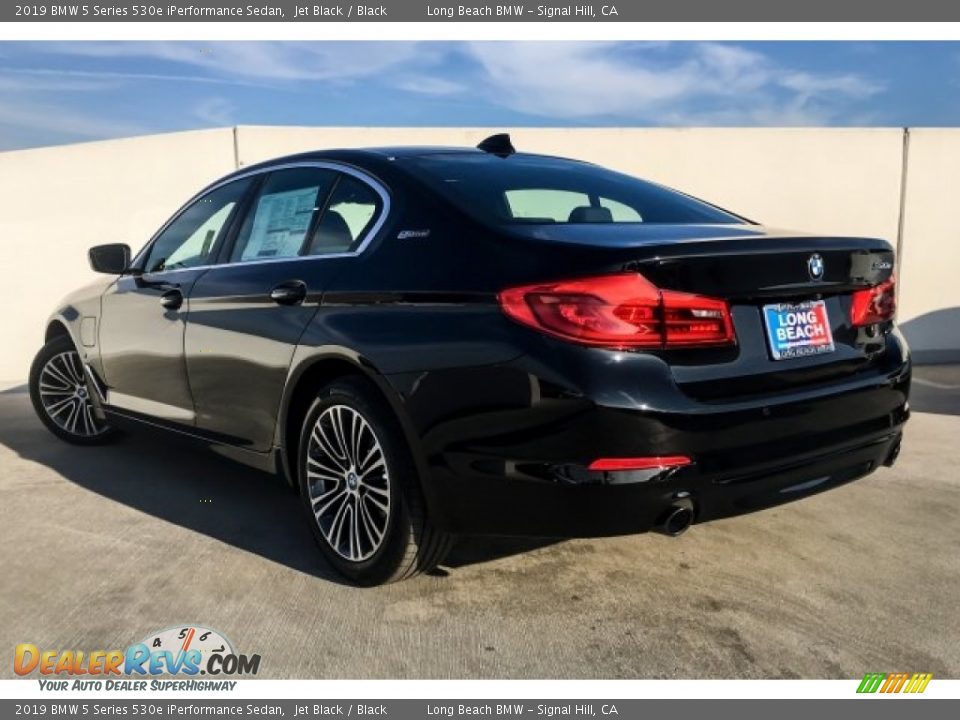 2019 BMW 5 Series 530e iPerformance Sedan Jet Black / Black Photo #2